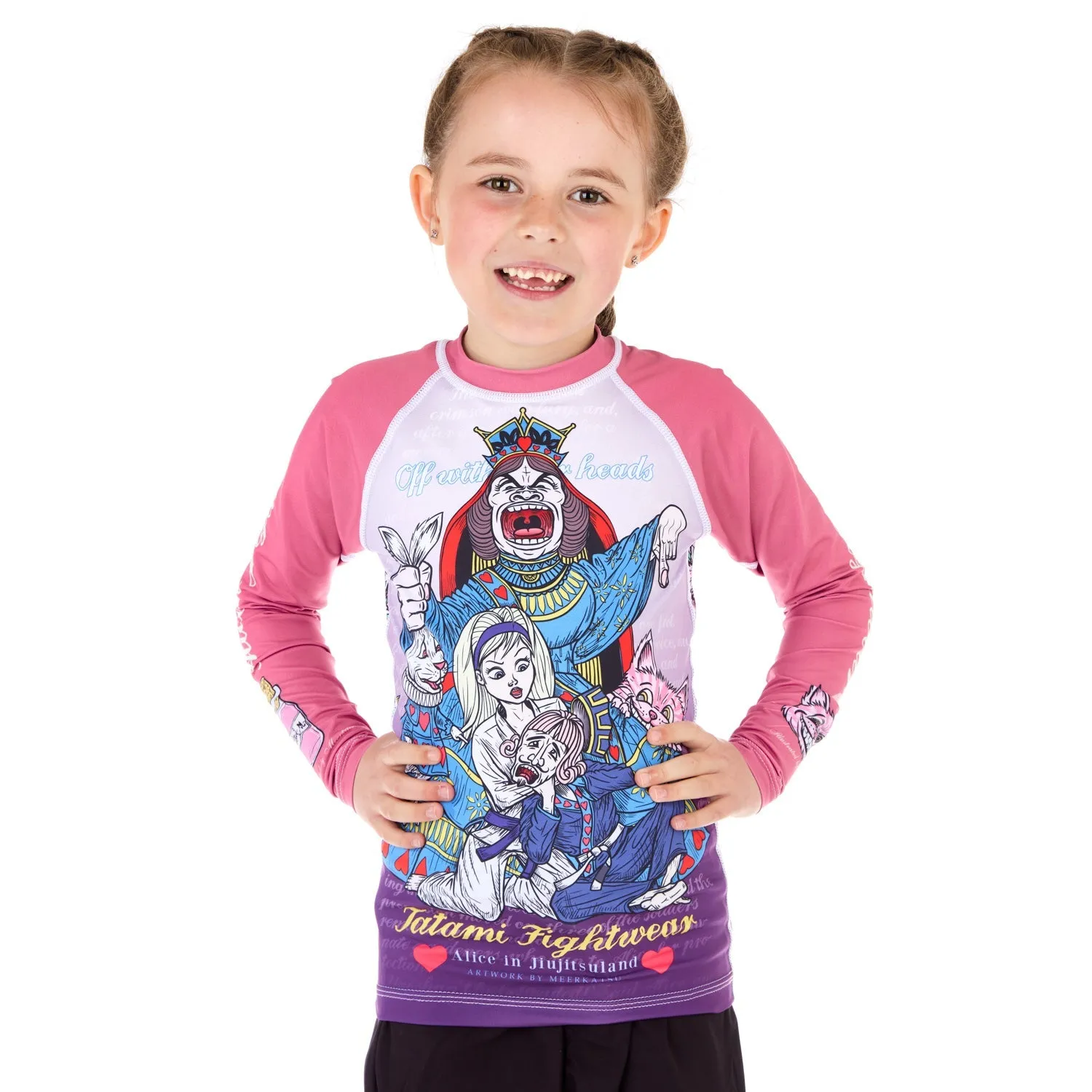 Tatami Meerkatsu Alice rash guard bambino manica lunga