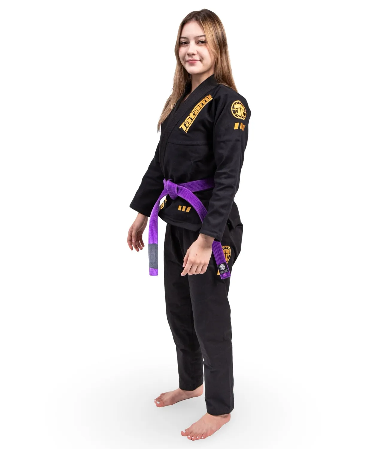 Tatami Pro Series Kimono BJJ Donna Nero Oro